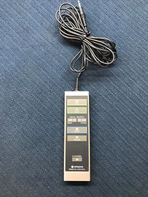 Hitachi Wired TV VCR Remote Control Made In Japan - Vintage | eBay