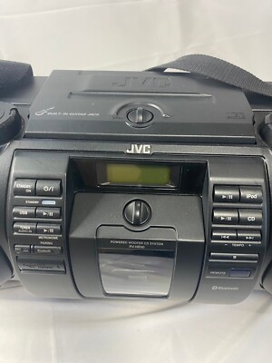 JVC RV-NB90-B Powered Woofer CD System Bluetooth Used with Power