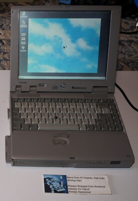 Toshiba Tecra 500CS Pentium Laptop Computer 48mb ram 1gb hdd