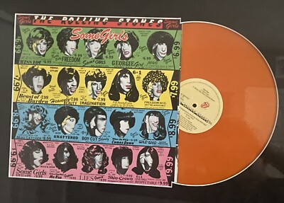 THE ROLLING STONES SOME GIRLS (ORANGE WAX) RARE! 1978 LP VINYL