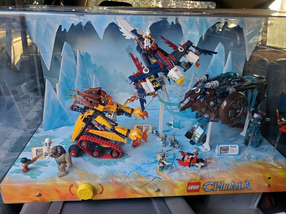 Lego Legends of Chima Final Wave Store Display Case Sets 70145