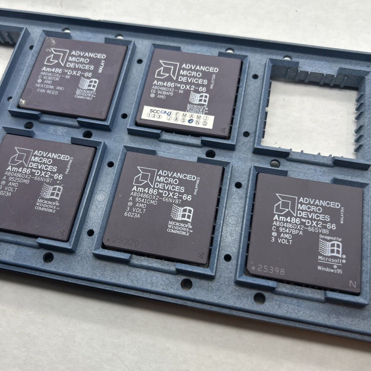 AMD 486 DX2 66 MHz CPU A80486DX2-66 Rare Vintage Processor AM486