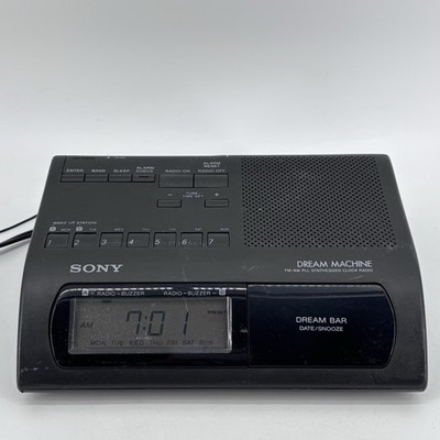 Sony ICF-C303 AM/FM PLL Dream Machine Alarm Clock Radio Tested
