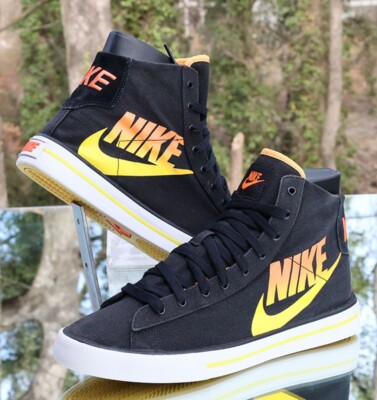 Nike Sweet Classic High Canvas Id 2009 Men's Size 9.5 Black 397435