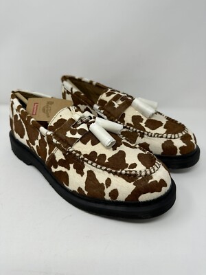 Supreme Dr. Martens Penton Tassel Loafer COW PRINT Size 12 brand