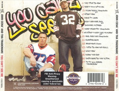 JOHN CENA - YOU CAN'T SEE ME [PA] * NEW CD 827969249826| eBay