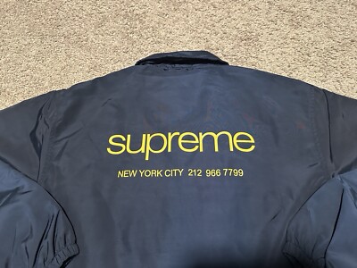 Supreme NYC Coaches jacket Size S | eBay