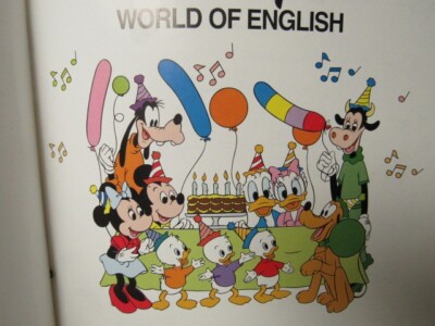 Vtg. Disney's World of English Sing Along Book 1 Song Book | eBay
