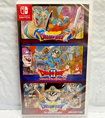 Dragon Quest Collection 1, 2, 3 - Nintendo Switch Brand New