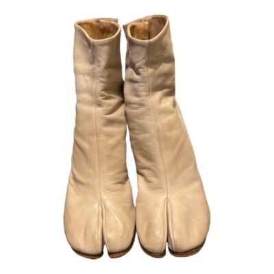 Maison Margiela Tabi Boots 38 Beige Women with Box from JP | eBay