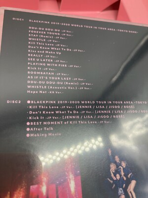 Blackpink 20192020 World Tour In Your Area Tokyo Dome Bluray First