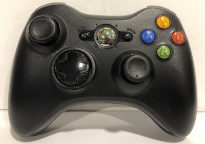 VG Official Microsoft Xbox 360 BLACK Wireless Controller Genuine