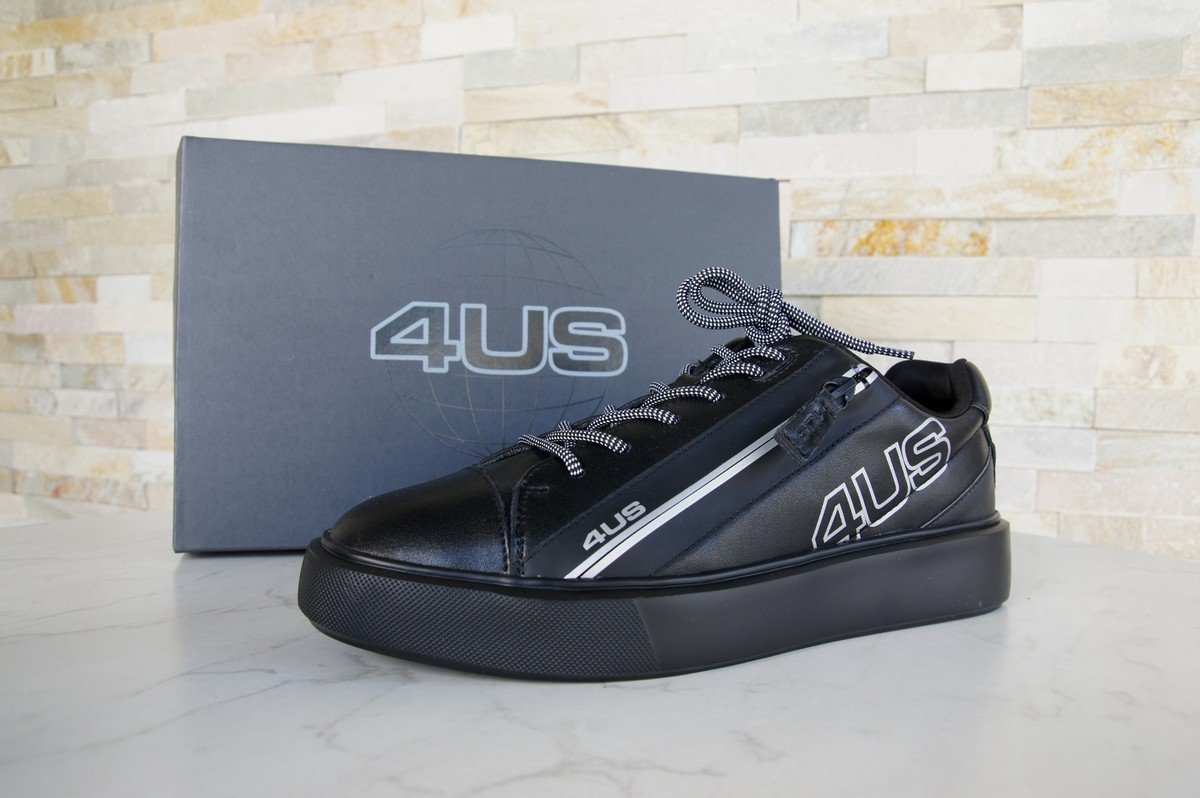 4US Cesare Paciotti Sneakers Trainers Black | eBay