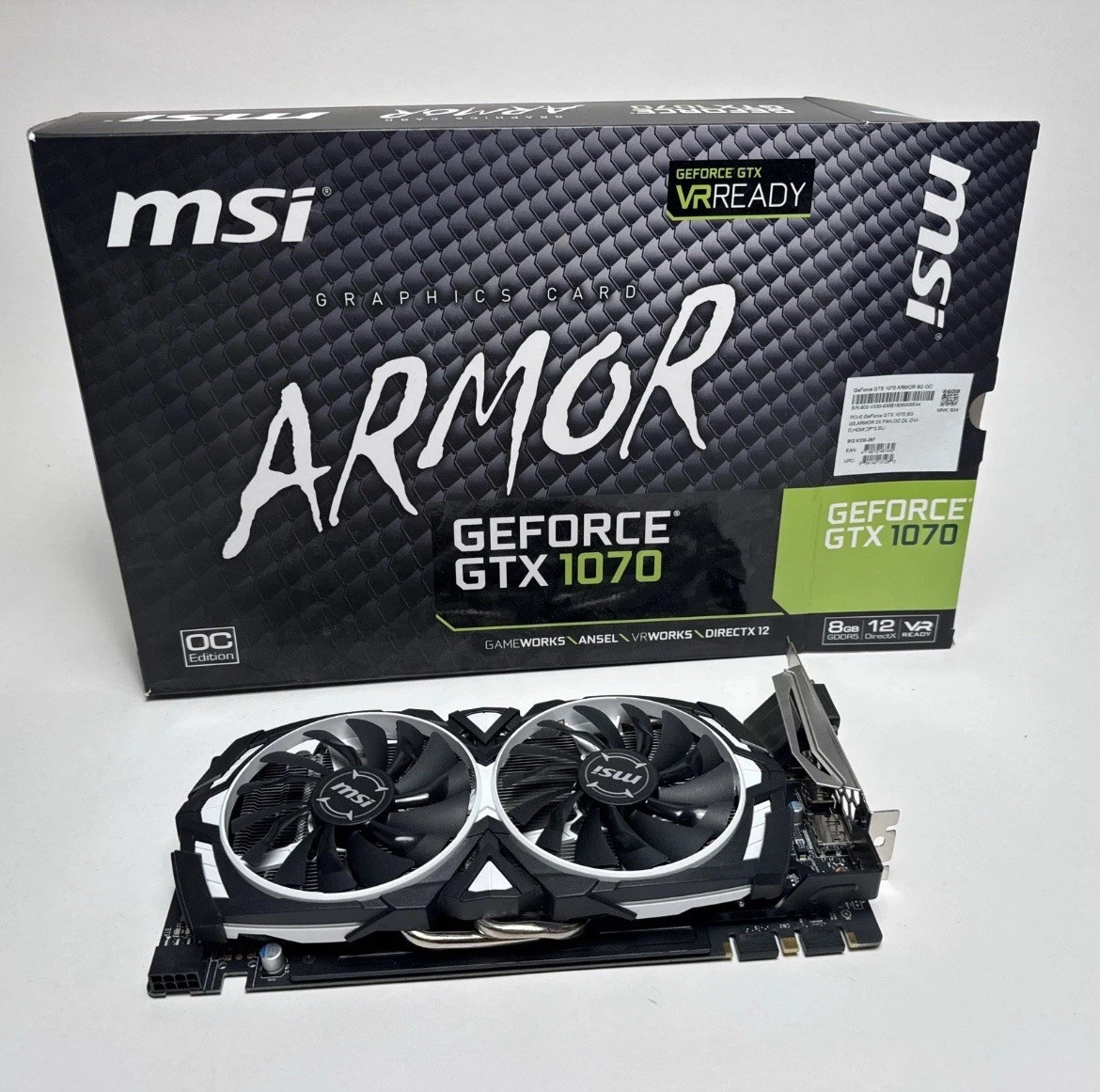 MSI NVIDIA GeForce GTX 1080 GDDR5X Computer Graphics Cards for