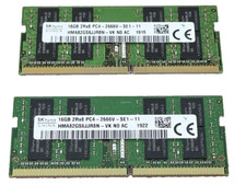 Hynix HMA82GS6JJR8N-VK 16GB PC4-21300 (DDR4-2666) SO-DIMM Memory
