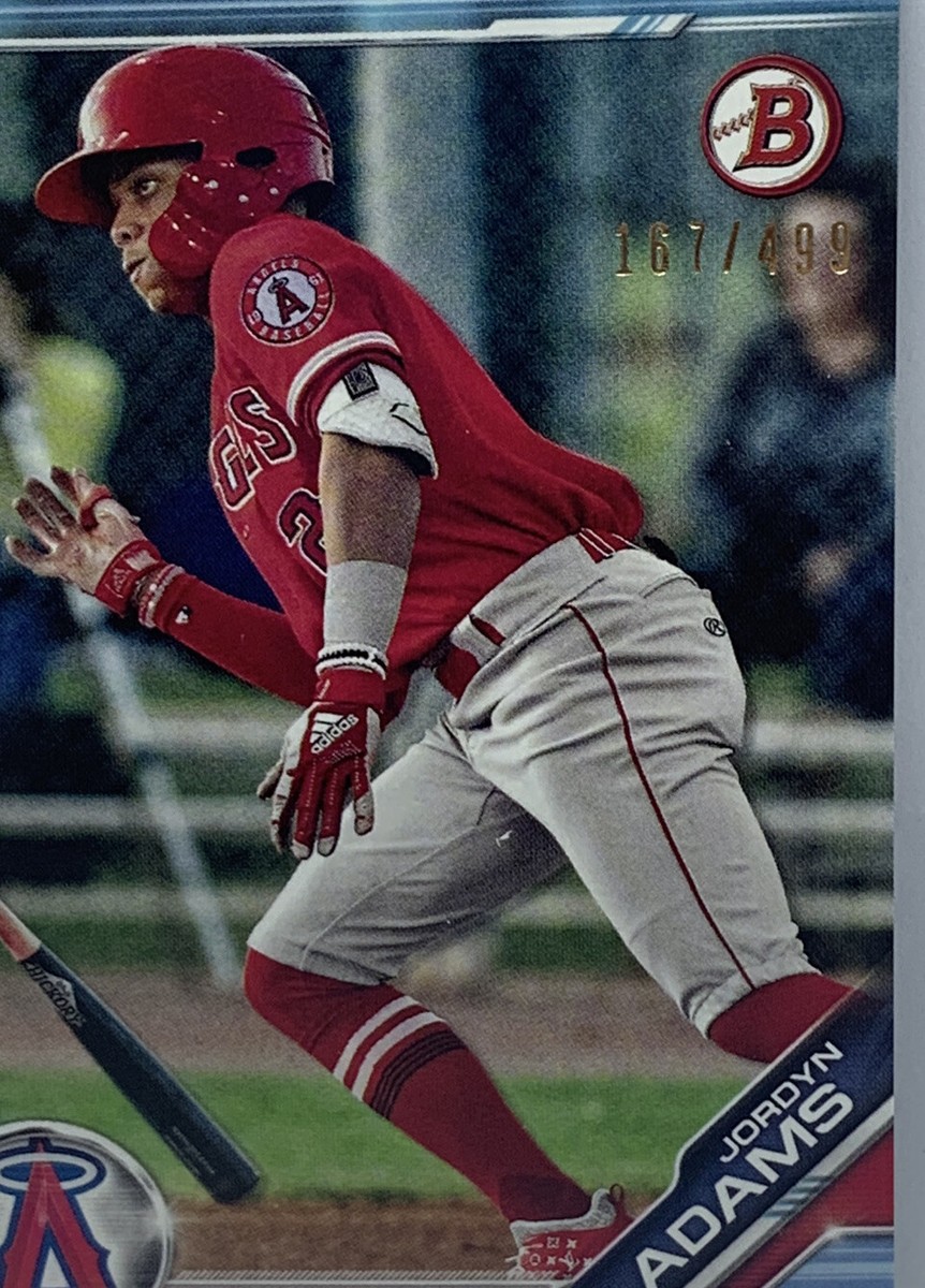 2019 Bowman Jordyn Adams Angels BD-158 Sky Blue 167/499 | eBay
