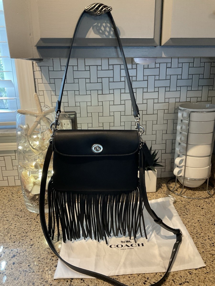Coach 1941 ReEdition 1964 Fringe Bag Glovetanned Leather CU033