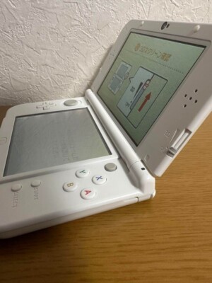 IPS New Nintendo 3DS LL XL Pearl White top Dual IPS LCD JP VG | eBay