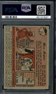 1958 Topps #30 Hank Aaron - PSA 7 | eBay