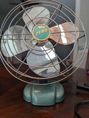 Vintage 9 Zero Fan-WORKING-McGraw Electric Company Zero Tilting