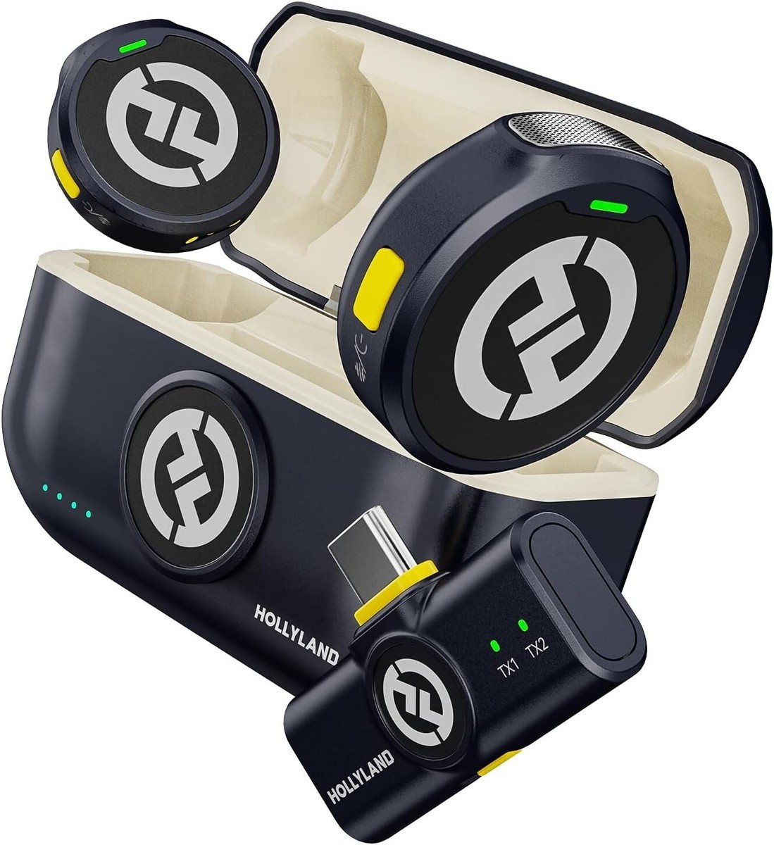 Hollyland Lark M2 Wireless Lavalier Microphone for iPhone 15