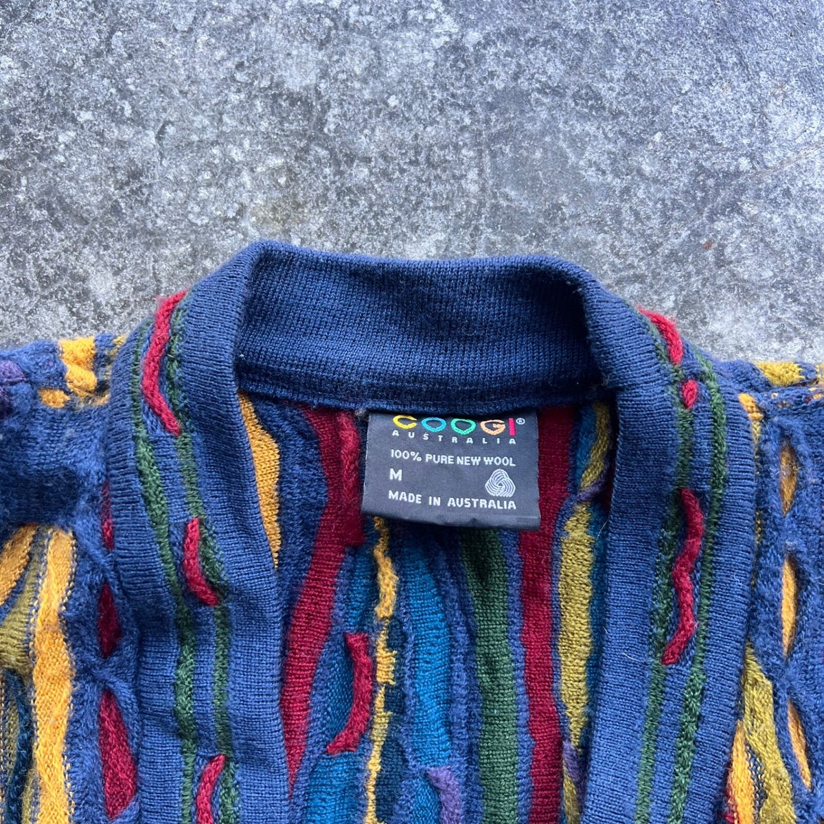 Vintage 80s 90s Coogi Button Up Cardigan Sweater Mens Size Medium