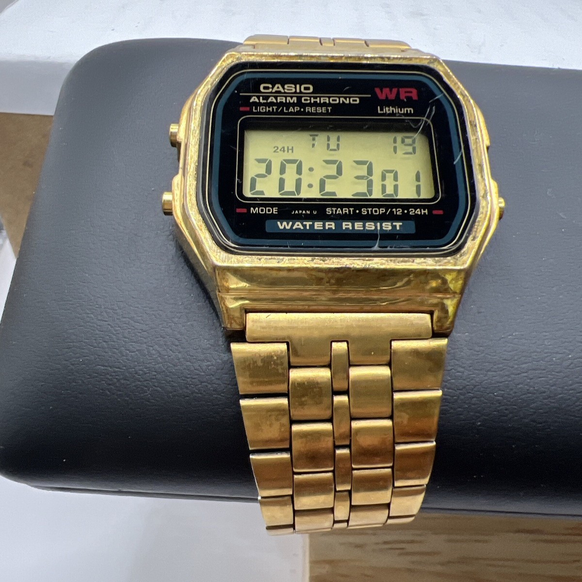 Casio Vintage Style Gold Watch Model A159WGE Module 593 | eBay