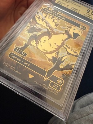 2025 Final Fantasy #0551F Traveling Chocobo Gold Foil 15/77 BGS