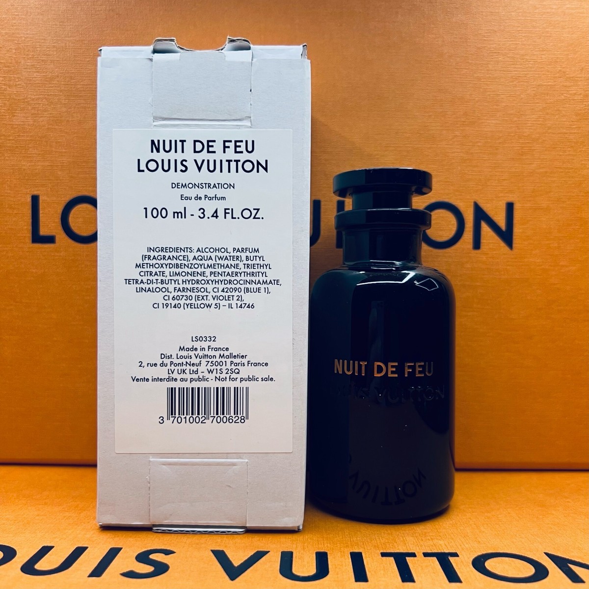 Louis Vuitton Nuit de Feu Eau De Parfum Spray - 100ml / 3.4oz | eBay