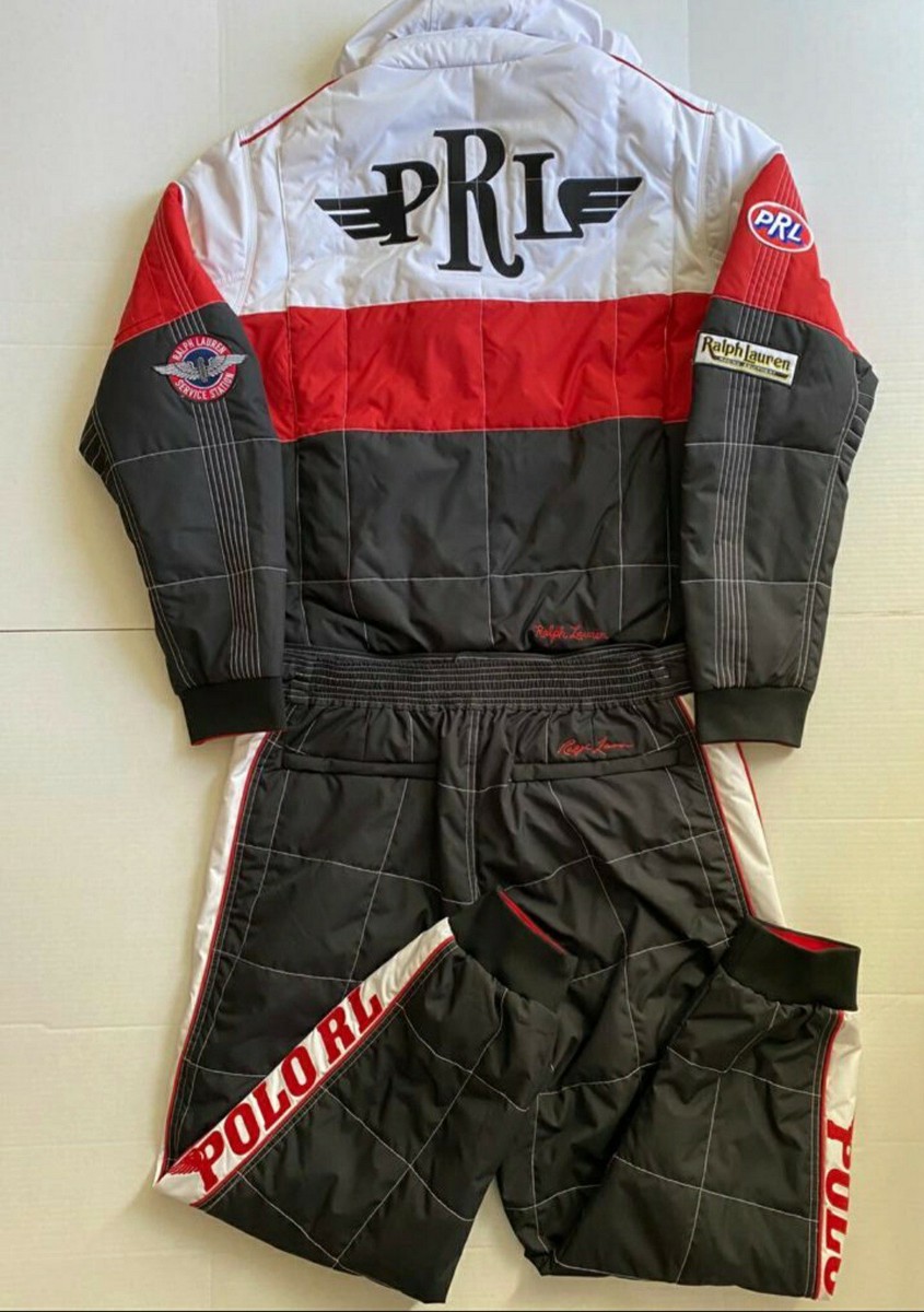 Polo Ralph Lauren Men's Oxford Racing Jacket &Pant Set, Tracking