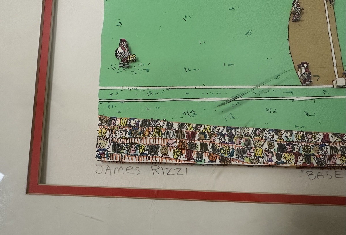 James Rizzi “Baseball” 3D Art | eBay