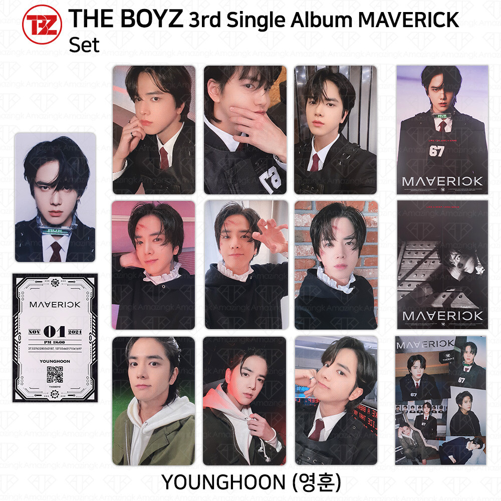 The Boyz 3rd Single Album Maverick Official Photocard Poster