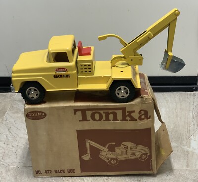 VINTAGE ORIGINAL TONKA Backhoe Truck with box Near Mint Rare | eBay