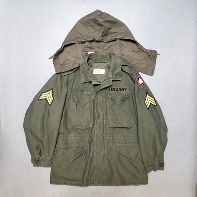 Vtg 50s US Army M-51 Field Jacket Sergeant 47th Infantry Patch