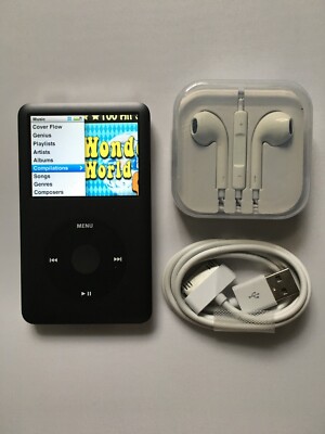 Apple iPod classic 7th Generation Black (120GB) mint | eBay