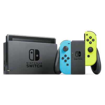 Nintendo Switch V1 - 32GB - Neon Blue / Neon Yellow - Good