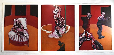 FRANCIS BACON TRIPTYCH FROM EXHIBITION CATALOG, 1972 | eBay