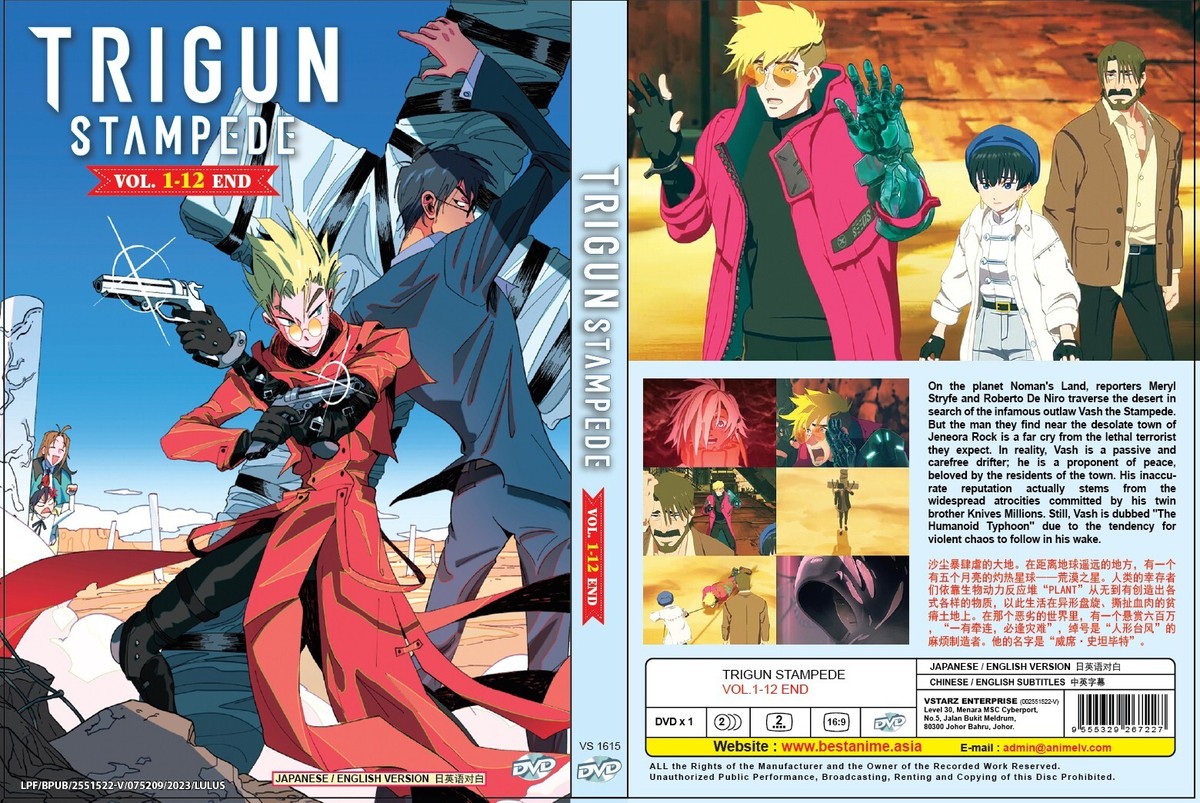 Trigun Stampede (VOL.1 - 12 End) ~ All Region ~ English Audio