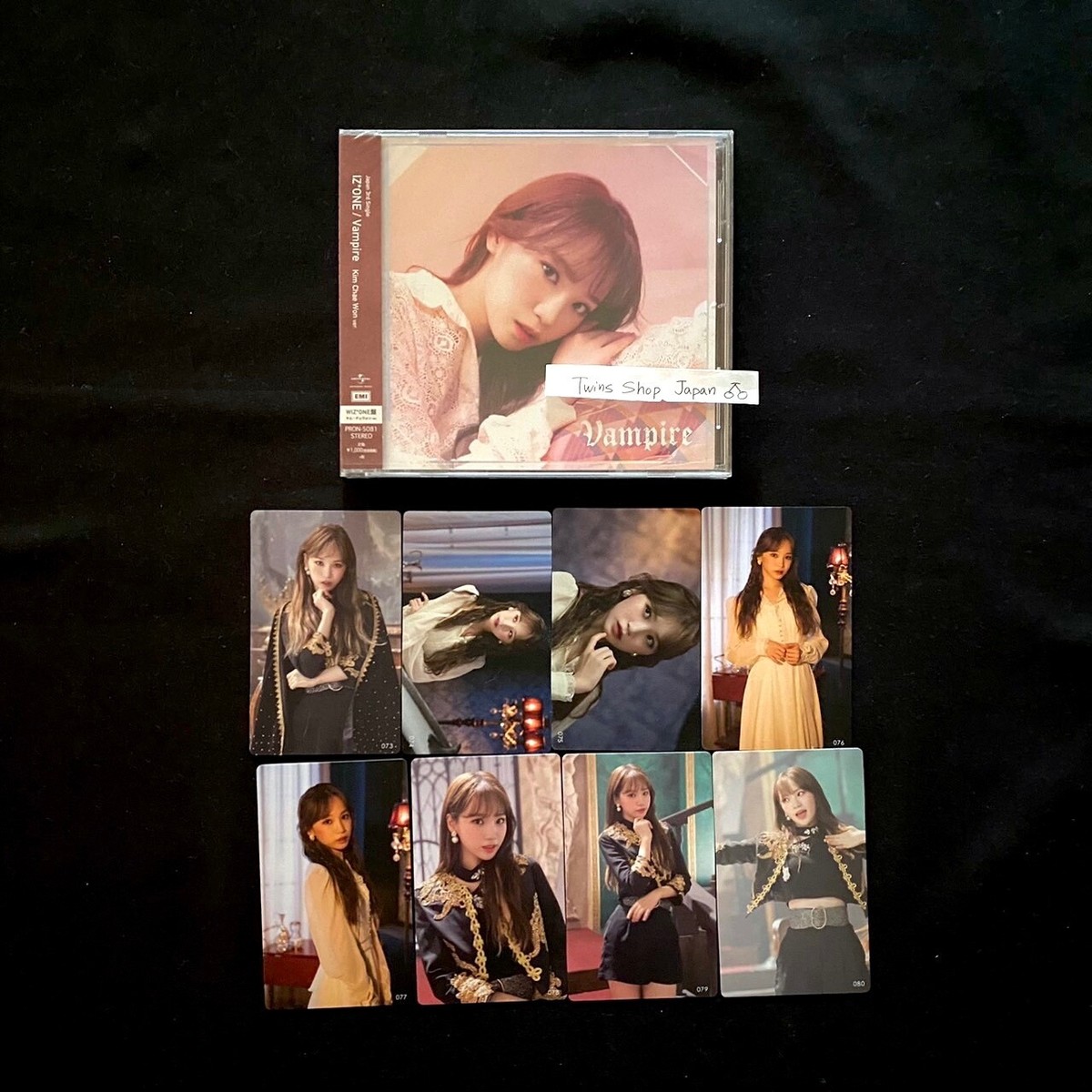IZ*ONE Japan 3rd single Vampire CD Photocard Photo set IZONE IVE