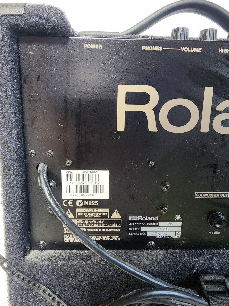 Roland KC-60 Three Channel Mixing Keyboard Amp 10 Inch Speaker 45