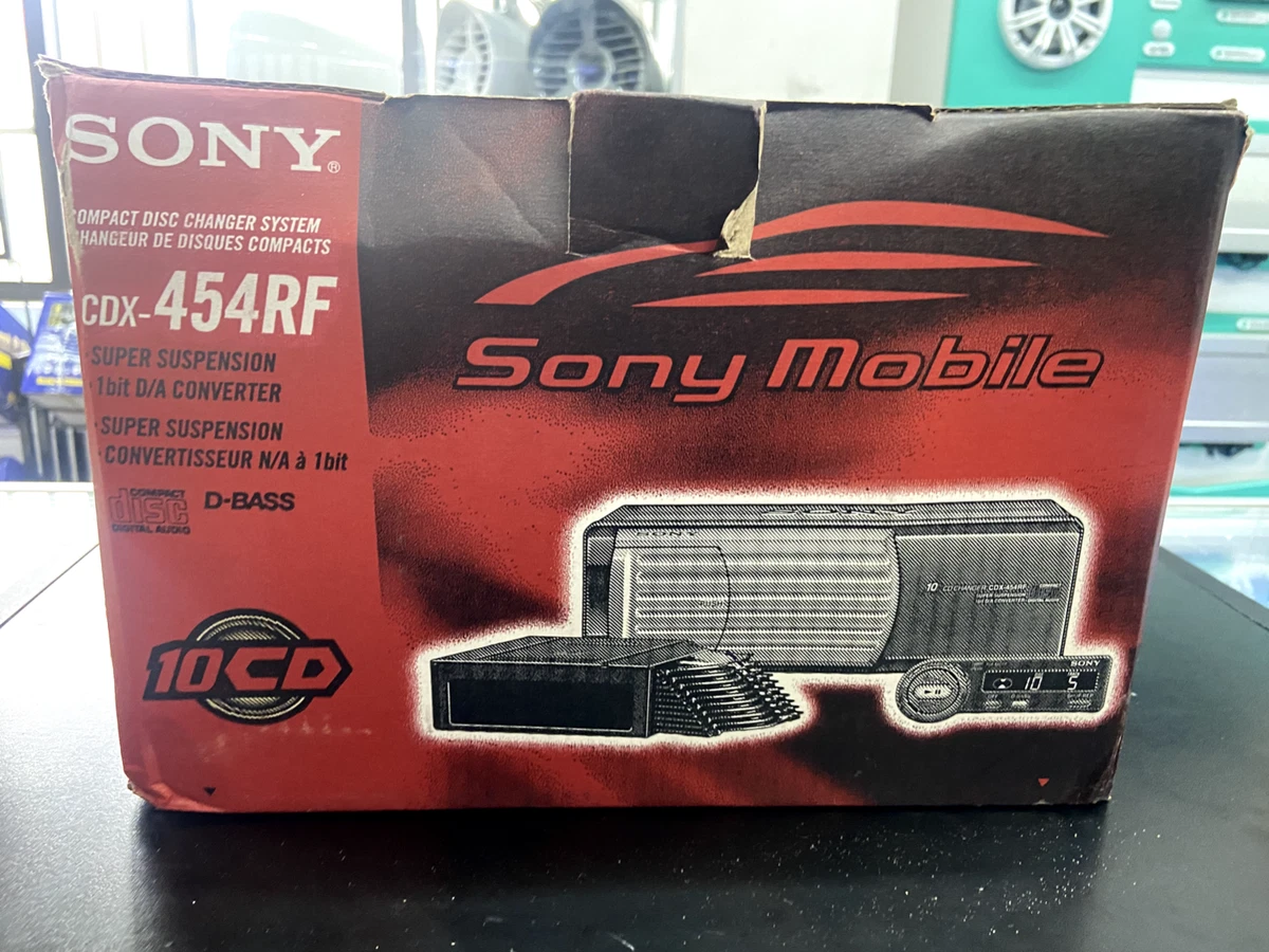 Sony CDX-454RF Compact 10 Disc Changer System - Black for sale