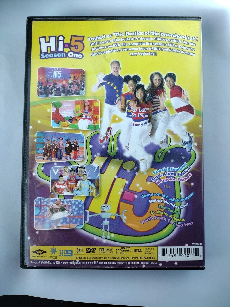 Hi-5: Season One 1 (3 DVD set, 2008) RARE/OOP Discovery Kids