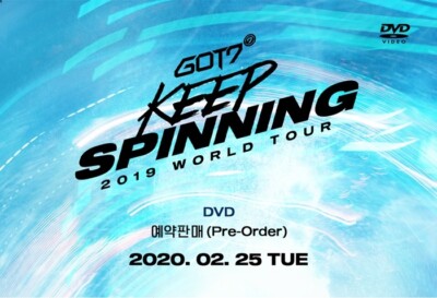 GOT7 2019 WORLD TOUR KEEP SPINNING DVD Photo Card Book K-pop