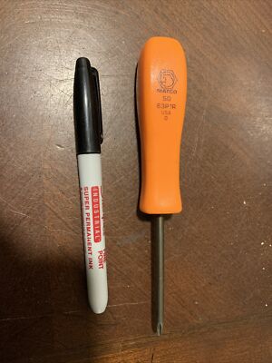 Matco Tools USA Philips Tip Driver Head Screwdriver SO63P1R Orange