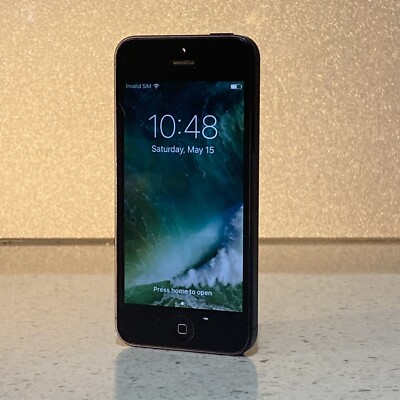 Apple iPhone 5 - 16GB - BLACK (Unlocked) A1429 /DO | eBay