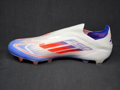 Adidas F50 Elite Laceless FG Mens Multi Size White Blue Orange