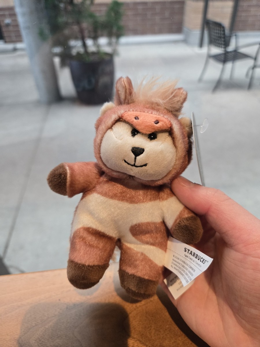 Starbucks 2026 Year of the Horse Bearista Plush Keychain Limited