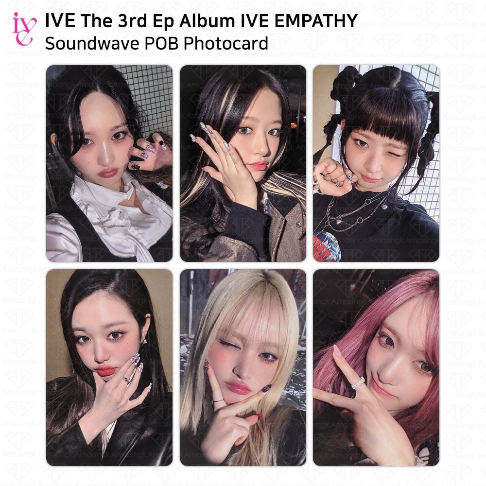 IVE The 3rd EP Album IVE EMPATHY Soundwave POB Photocard KPOP K