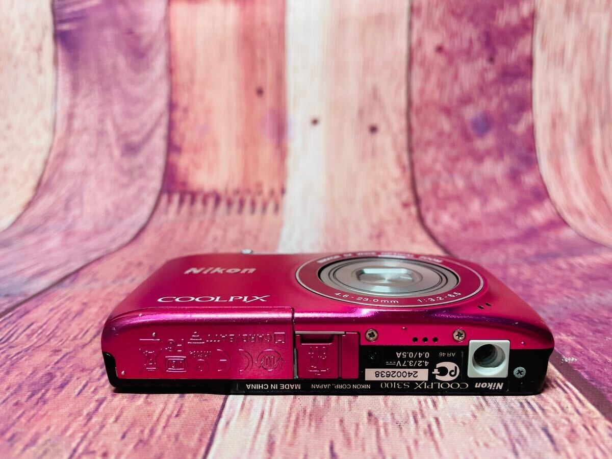 Nikon COOLPIX S3100 Pink 14.0MP Digital Camera English language