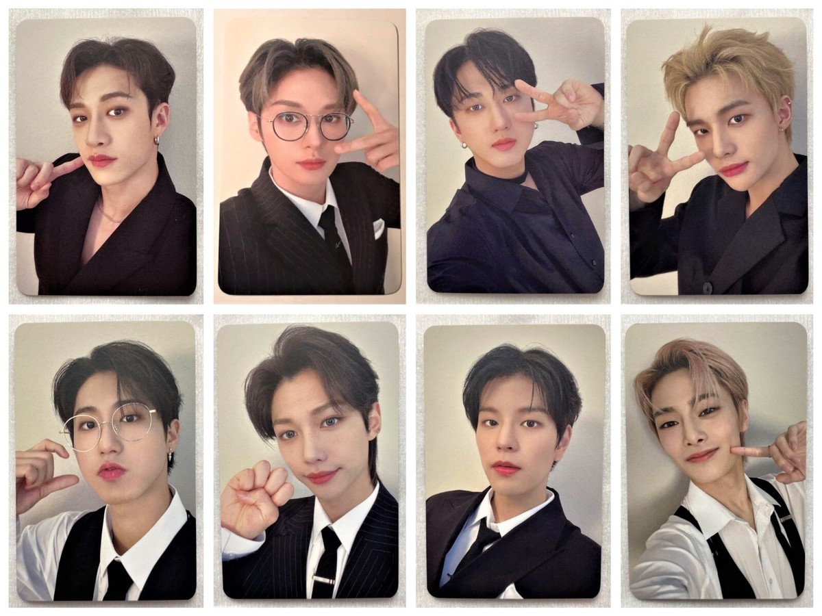 Stray Kids x Nacific SKZ IN THE BLACK Limited Official Photocard